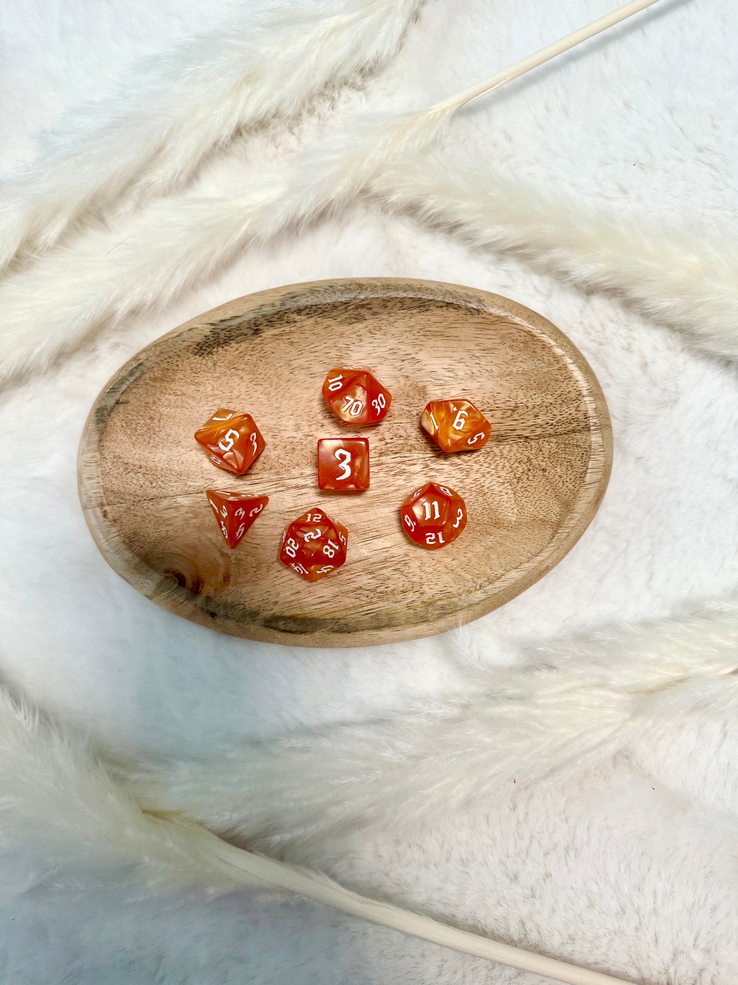 Würfelset „Orange“