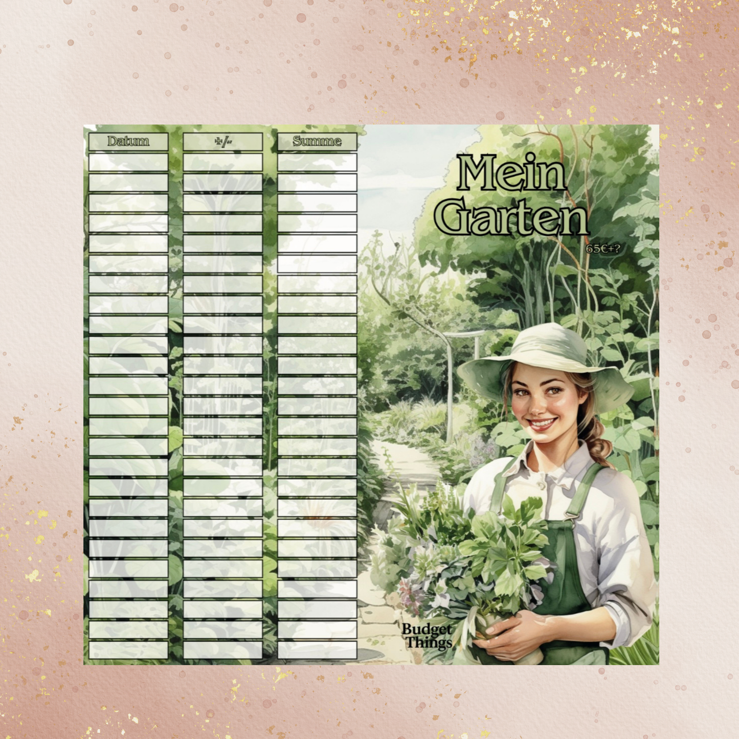 Mein Garten - 2er Klappkarte