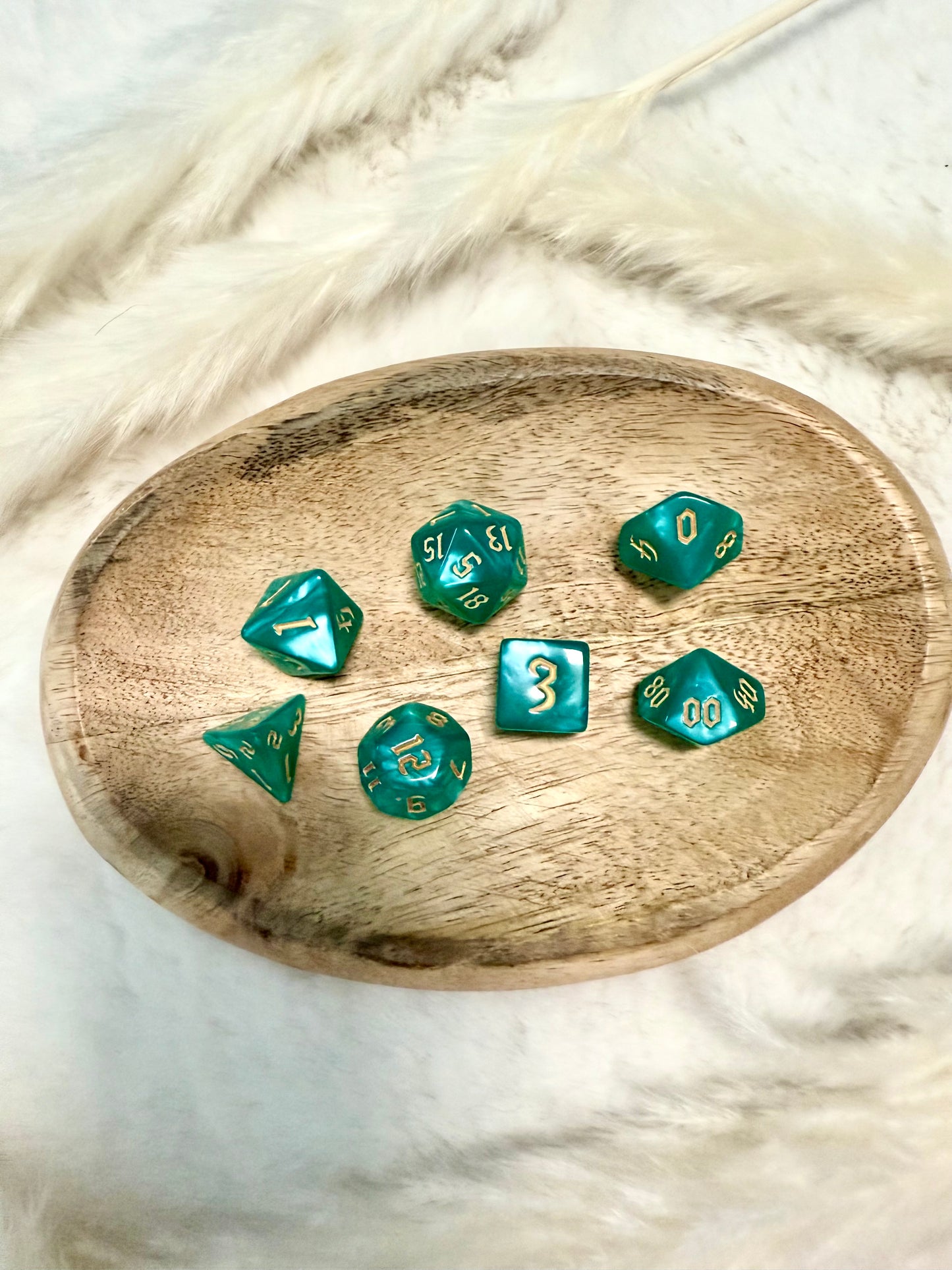 Würfelset „Grün“