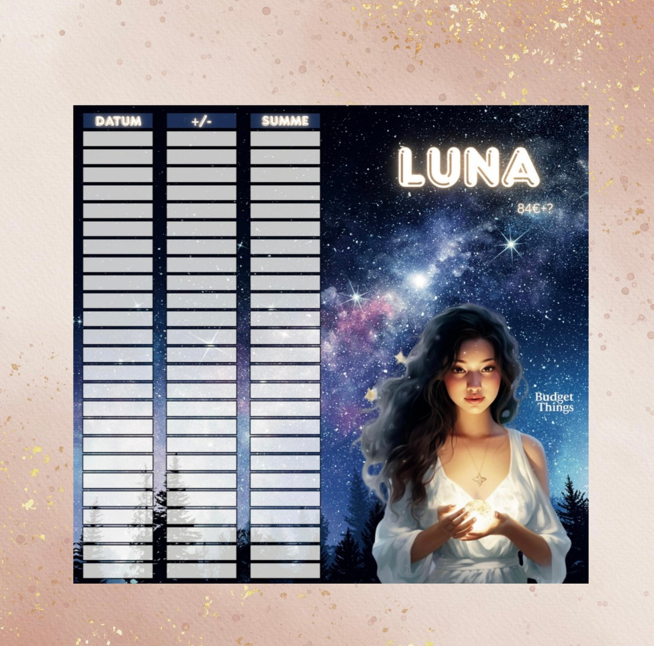 Luna 2er Klappkarte