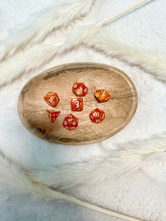 Würfelset „Orange“