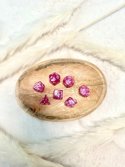 Würfelset „Pink“