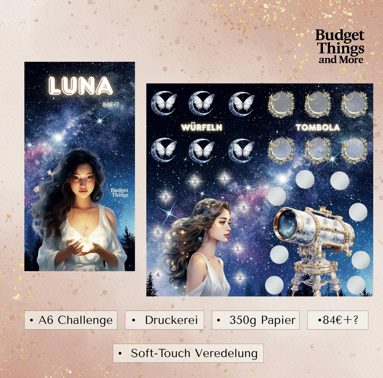 Luna 2er Klappkarte