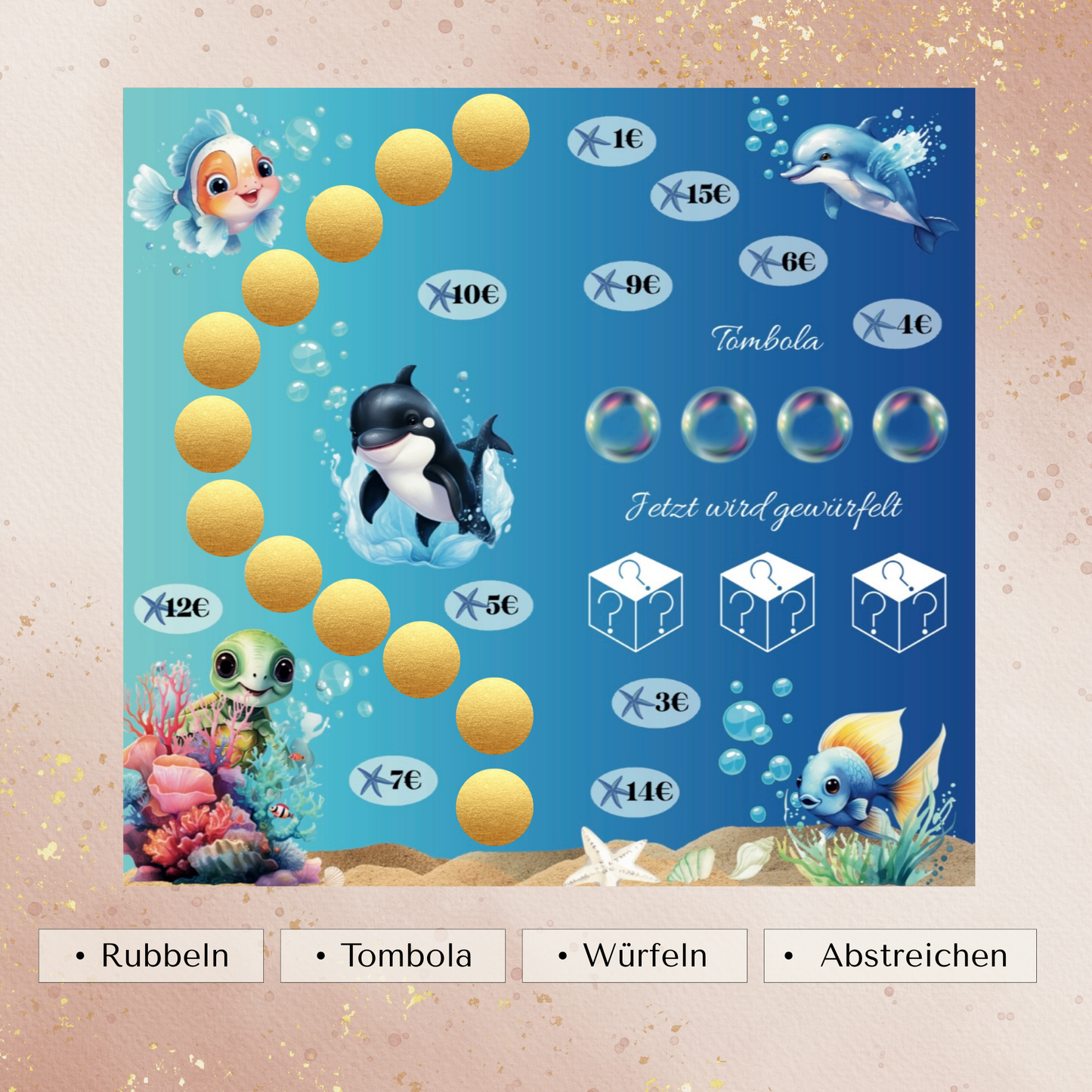 Under the Sea - 2er Klappkarte