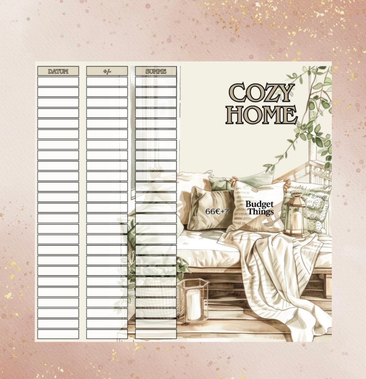 Cozy Home 2er Klappkarte
