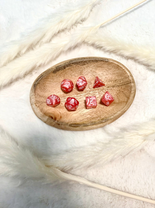 Würfelset „Rot“