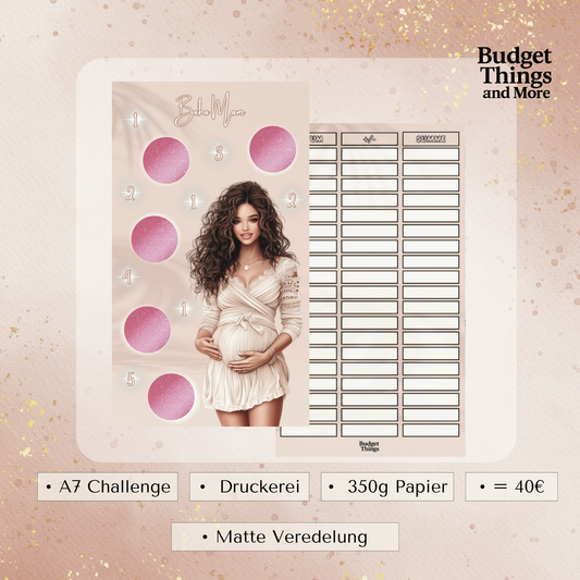 Boho Mom - Laminierte A7 Challenge