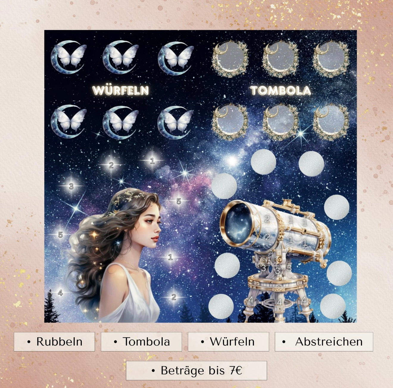 Luna 2er Klappkarte