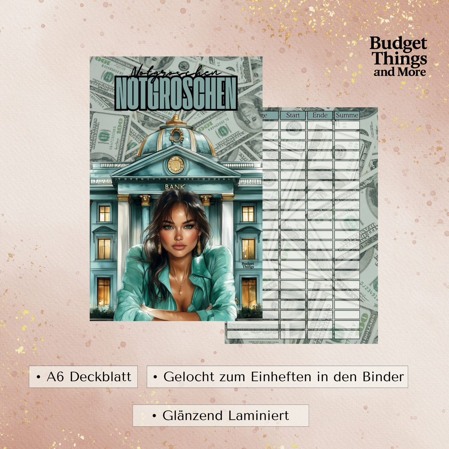 Notgroschen Deckblatt/Dashboard