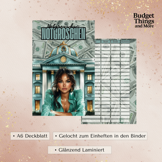 Notgroschen Deckblatt/Dashboard