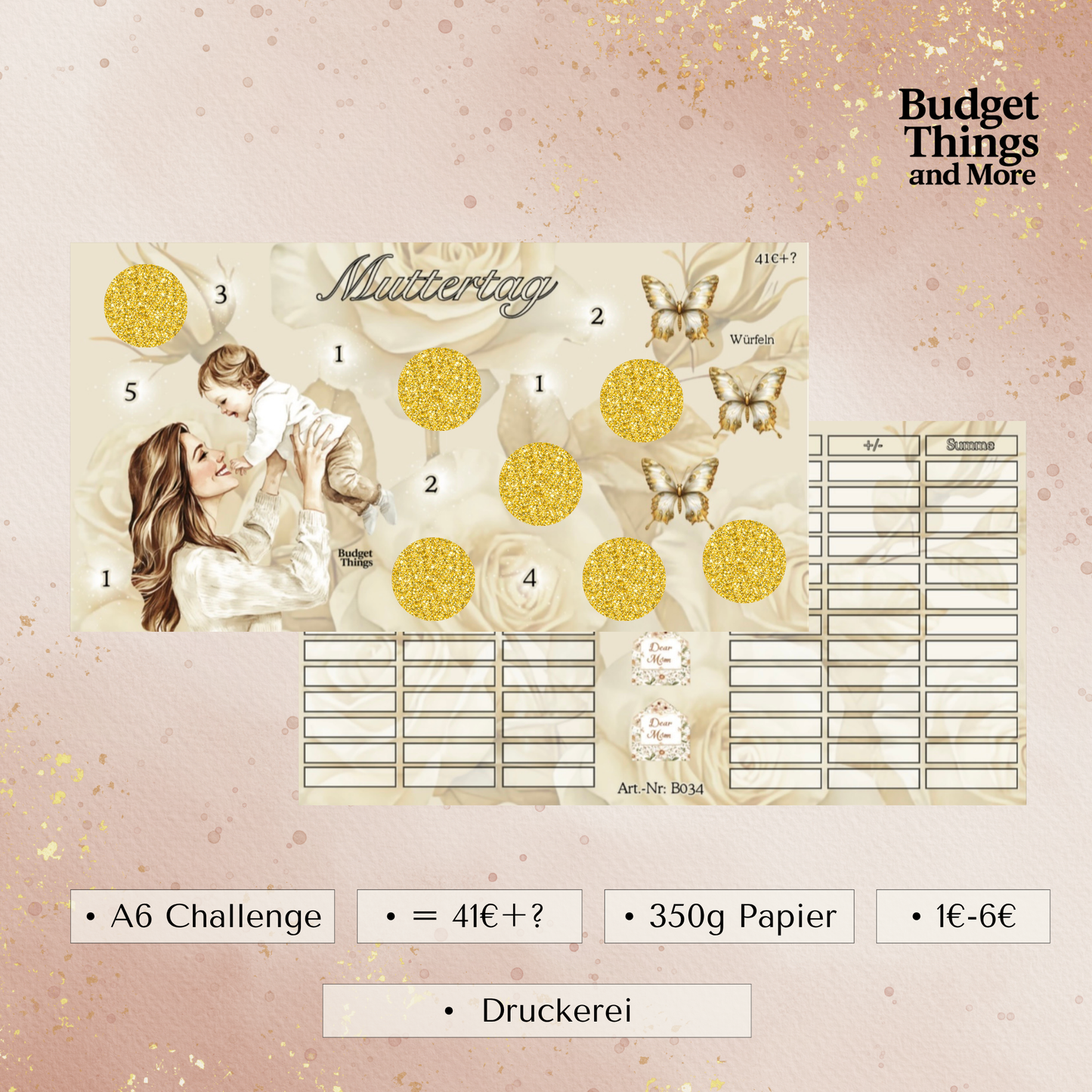 Muttertag Sparchallenge