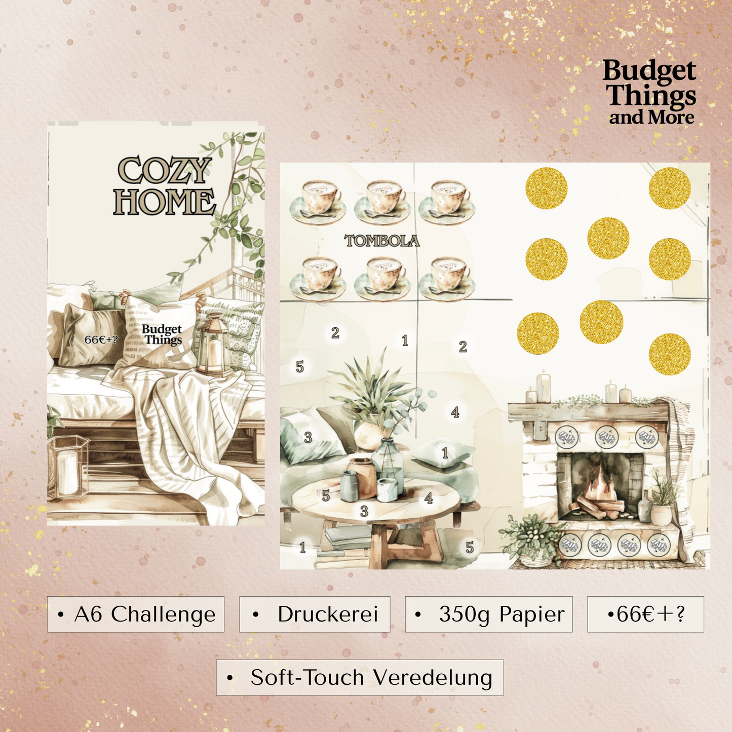 Cozy Home - 2er Klappkarte