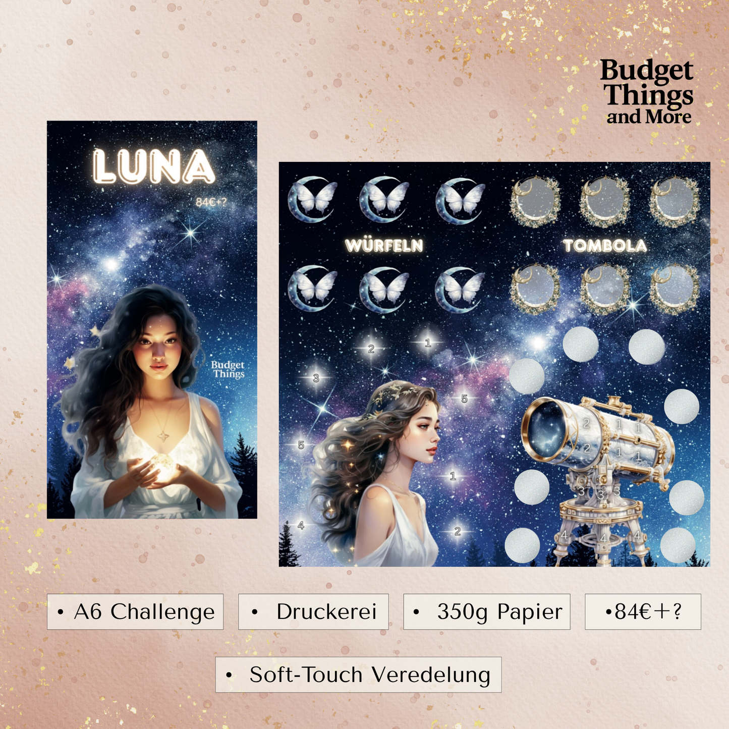 Luna - 2er Klappkarte