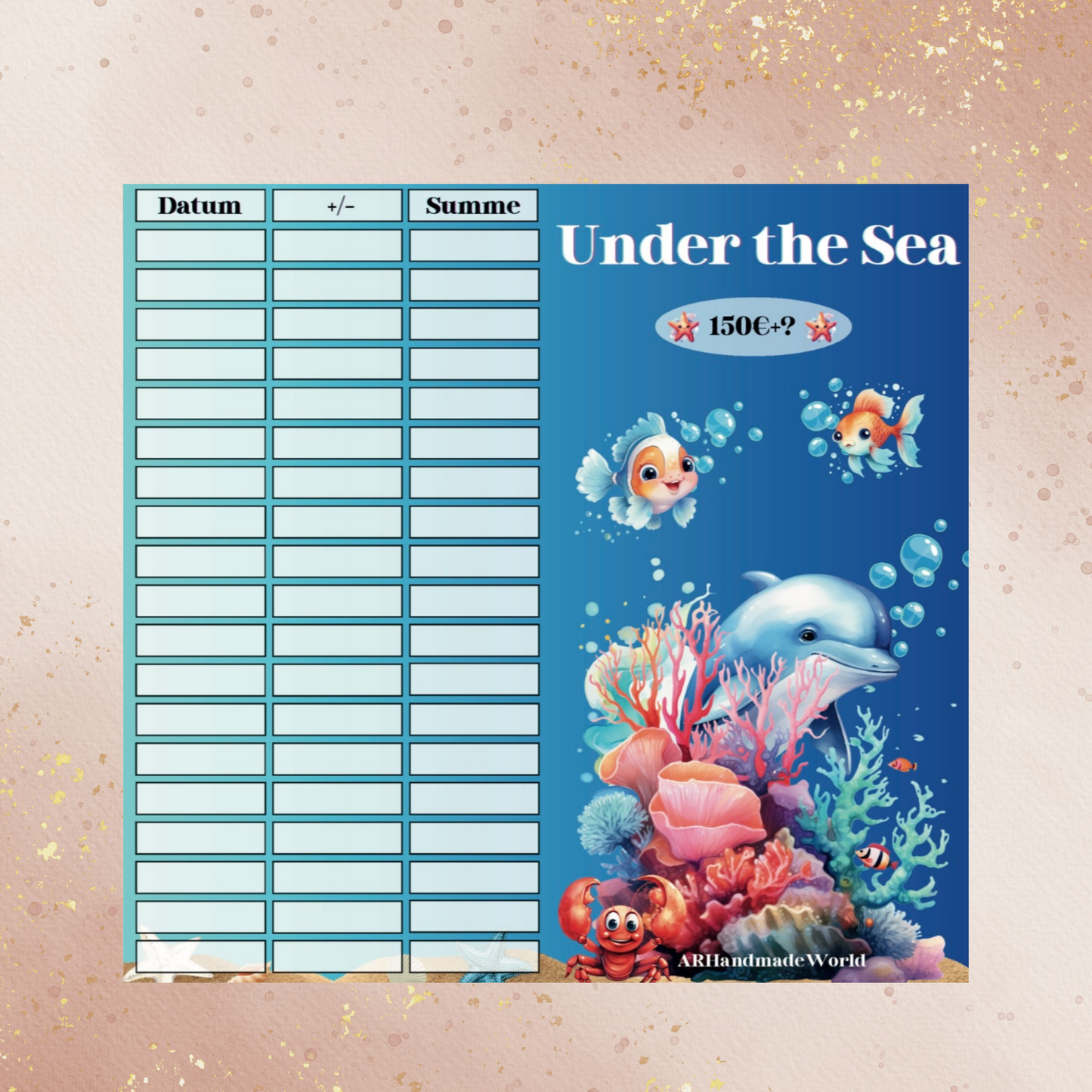 Under the Sea - 2er Klappkarte