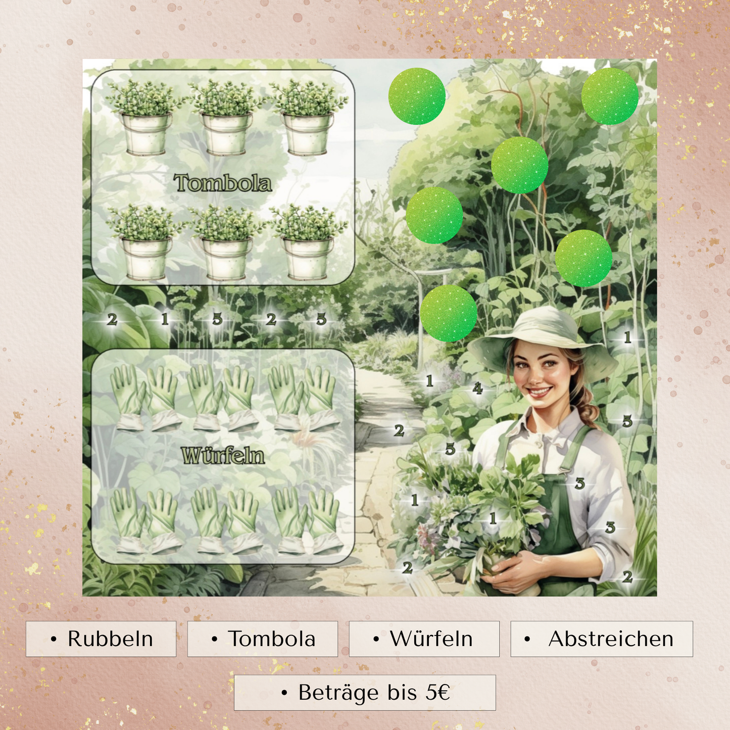 Mein Garten - 2er Klappkarte