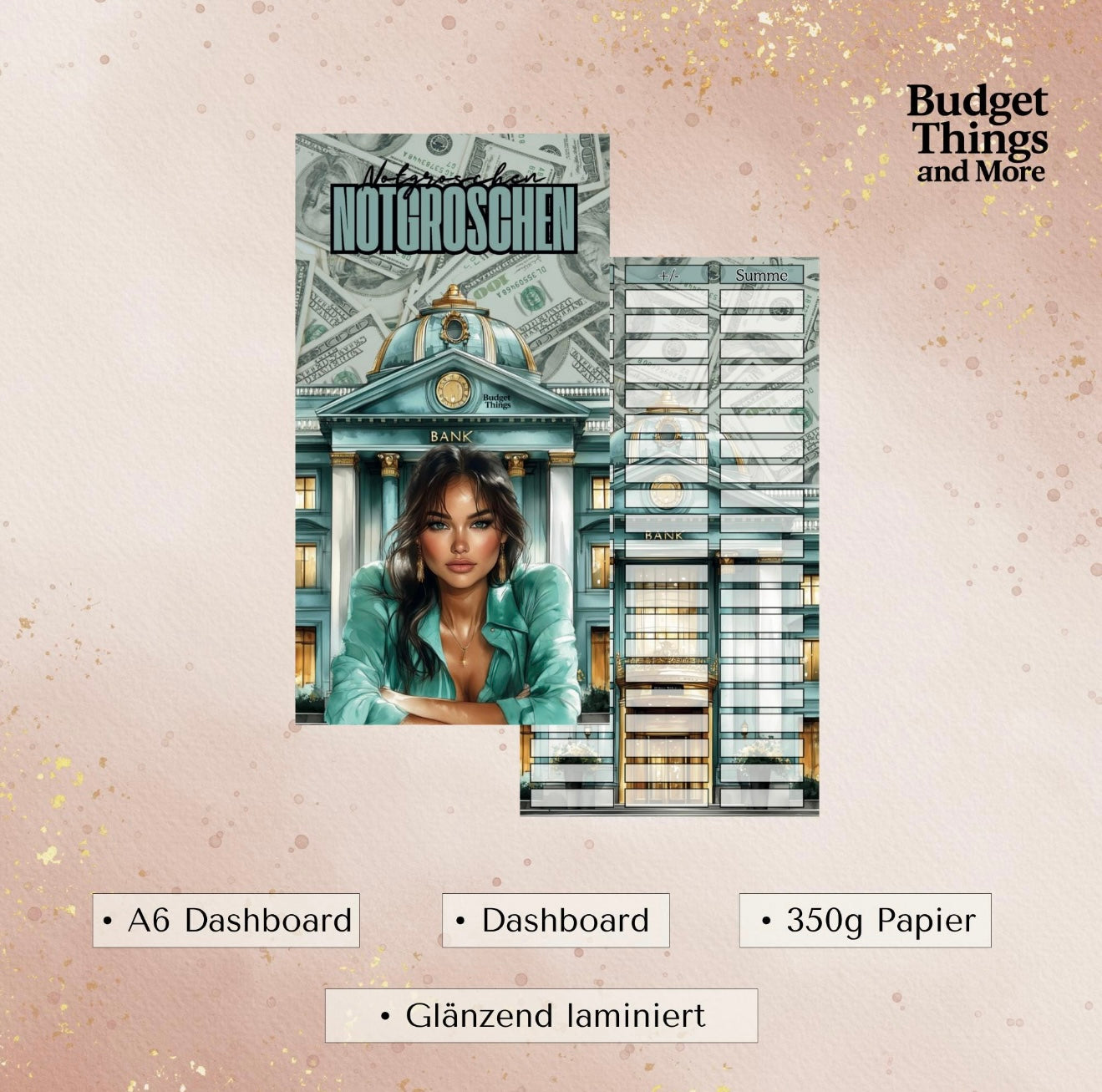 Notgroschen Deckblatt + Dashboard