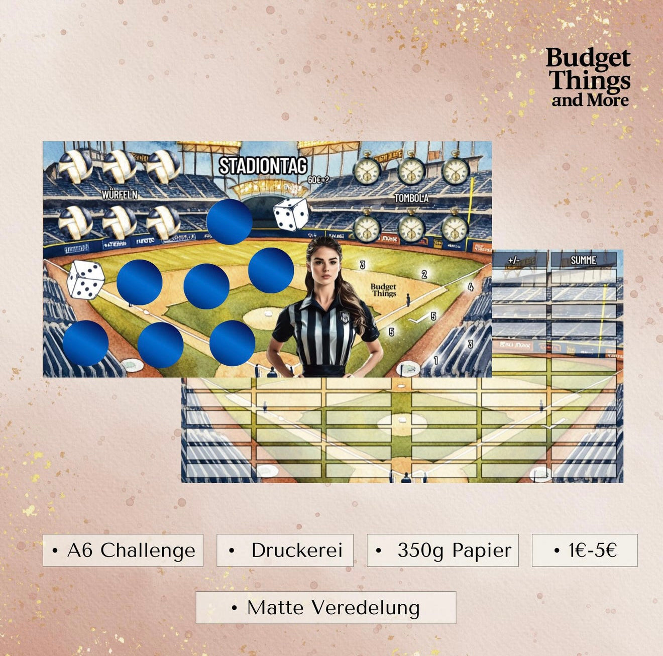 Stadiontag folierte Einzelchallenge