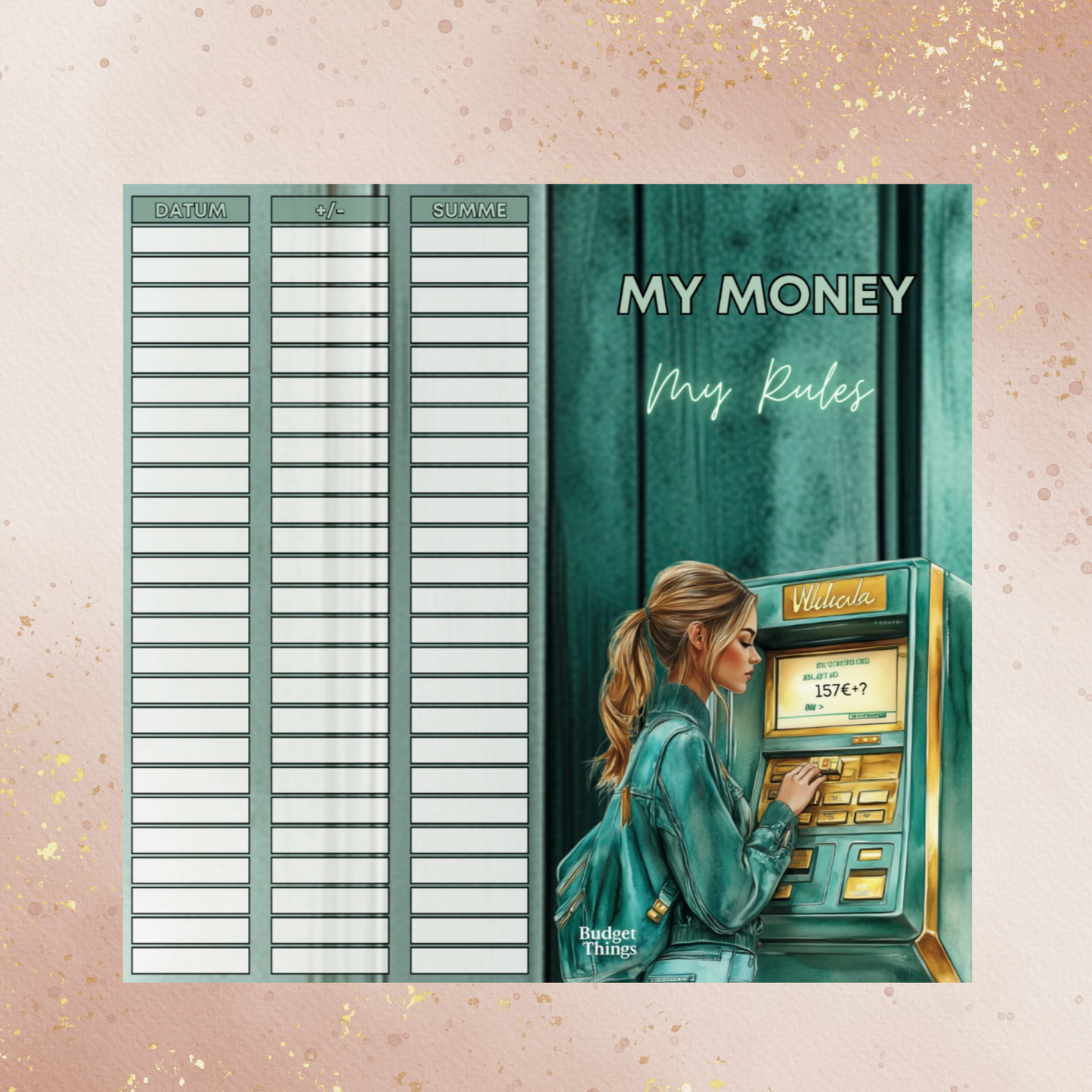 My Money My Rules - 2er Klappkarte