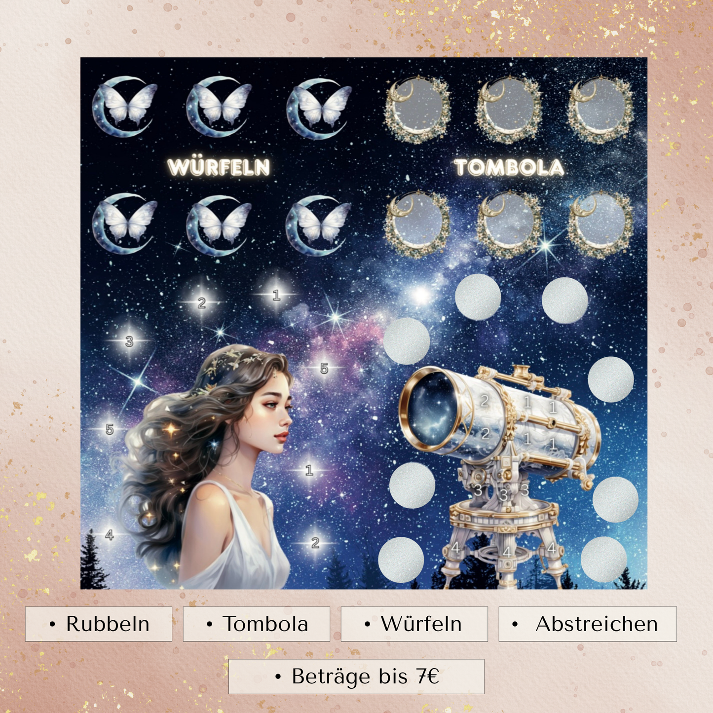 Luna - 2er Klappkarte