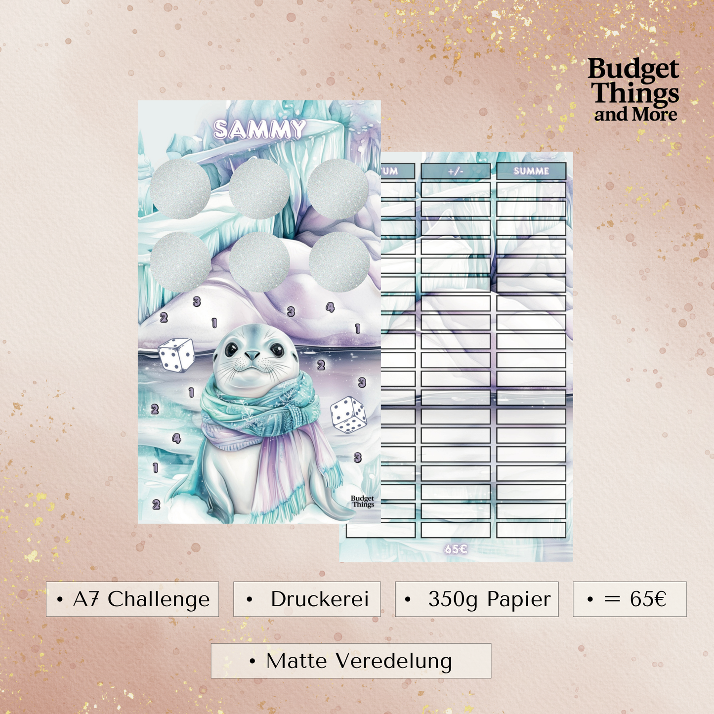 Sammy - Laminierte A7 Challenge