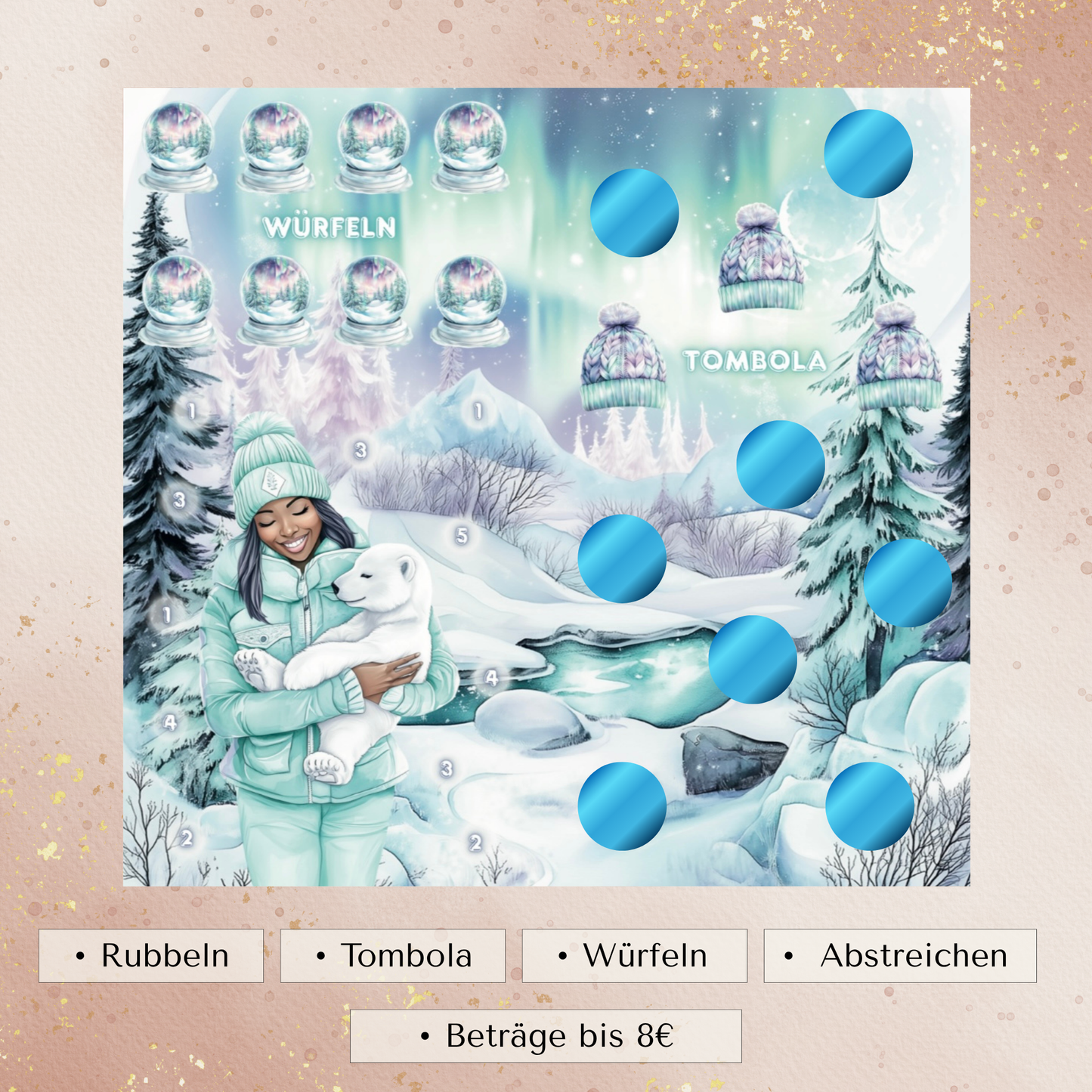 Dream of Northern Lights - 2er Klappkarte