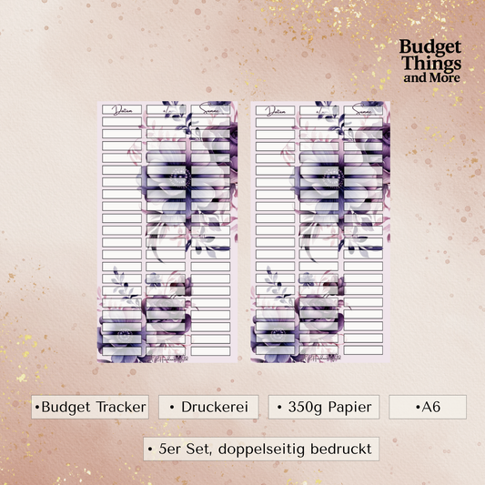 Budget Tracker 5er Set